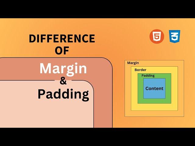 Understand The Difference of CSS Margin & Padding in 1 Minute!