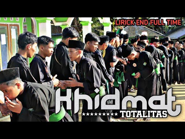 Lagu Khidmat totalitas pagar nusa -cipt Rifqi jamed