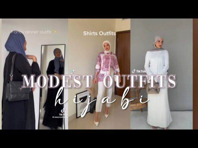 Hijab outfits from tiktok modest outfits | hijab tutorial | pinkhoney