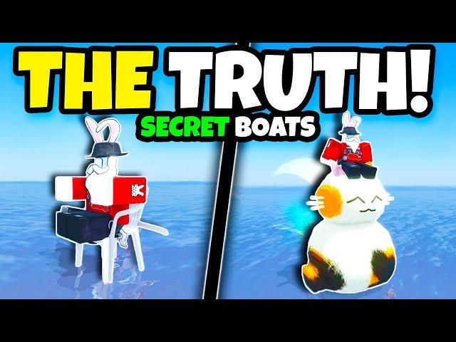 The TRUTH About SECRET BOATS In FISCH Roblox!