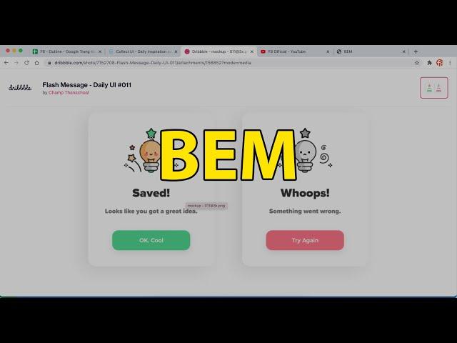 CSS BEM Là Gì? Đặt Tên CSS Class Theo Tiêu Chuẩn BEM