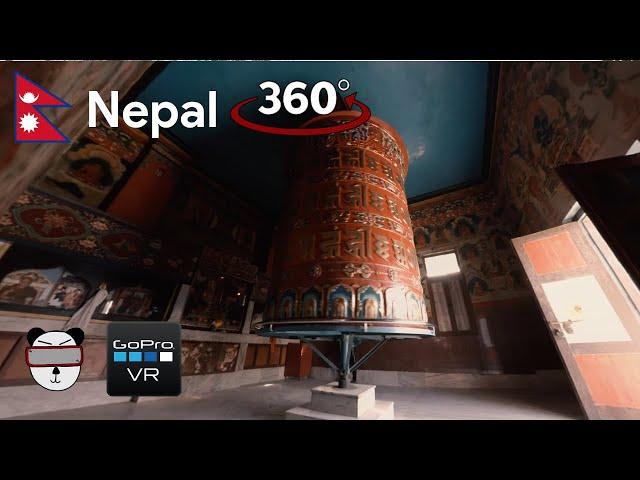  VR Tour | Small Temple | Kathmandu, Nepal 【GoPro VR Travel | 360 Video】