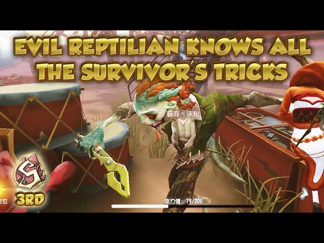 (3rd Luchino) Evil Reptilian Knows All The Survivor's Tricks | Identity V| 第五人格 | 제5인격