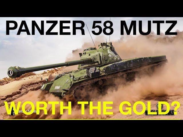 WOTB | Panzer 58 | WORTH 7,500 GOLD?