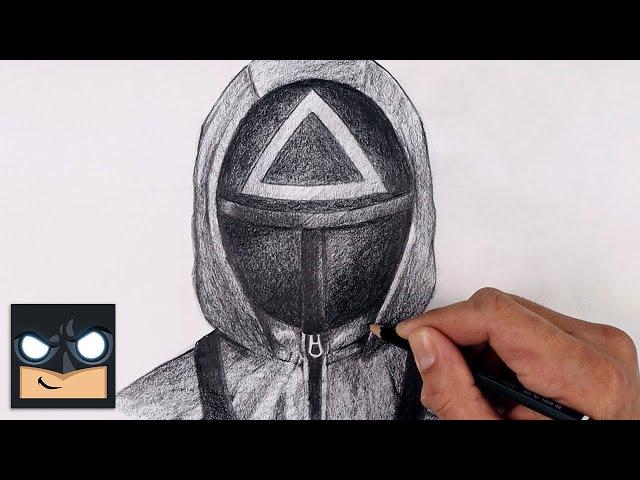 How To Draw Squid Game Guard | Sketch Tutorial