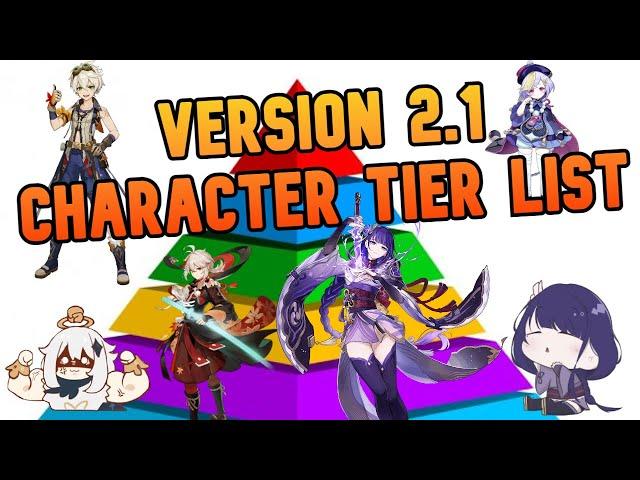 1st Year Character Tier List - Genshin Impact Characters