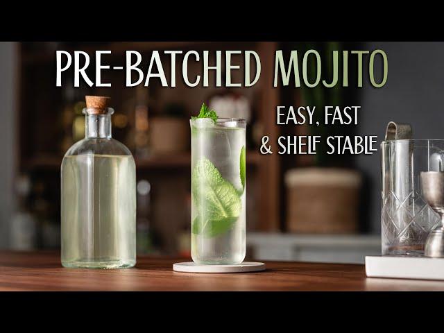 Easy Pre-Batched Mojitos: Genius Hack!