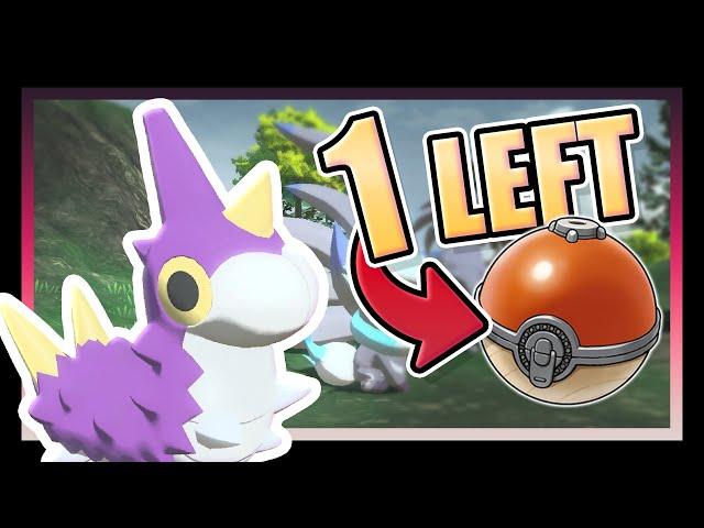 Find FIVE SHINIES, use ONE POKEBALL ONLY. Pokemon Legends Arceus Shiny Hunting Challenge