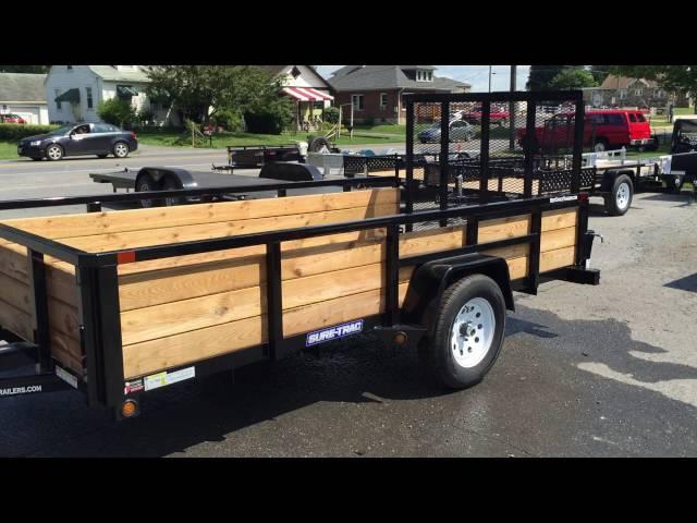 Sure Trac 6x12 Tube Top 3-Board High Side Utility Landscape Trailer ST7212HST-B-030