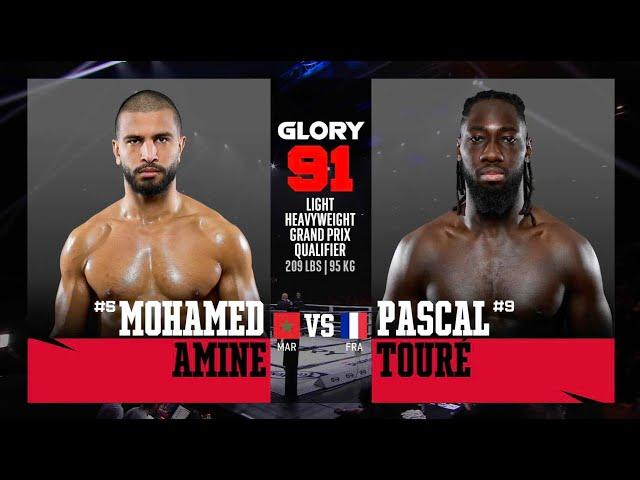 Mohamed Amine v Pascal Toure | GLORY 91 Paris