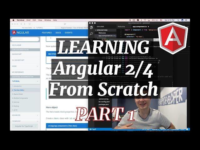 LEARNING Angular 2/4 From Scratch | PART 1 | Tour of Heroes