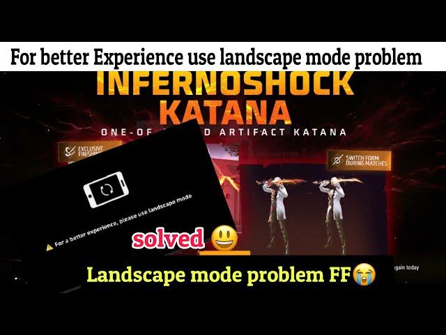 For a better experience please use landscape mode problem free fire |  1Player #1player