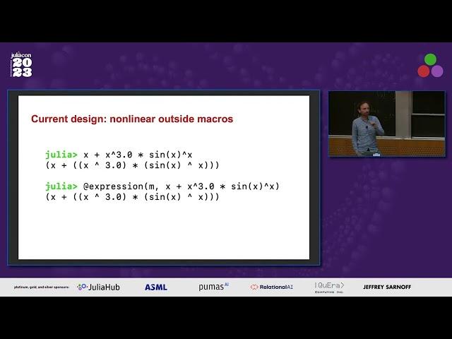 Improving Nonlinear Programming Support in JUMP | Oscar Dowson | JuliaCon 2023