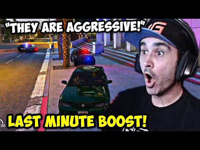 Summit1g CLUTCHES LAST MINUTE A-Class Car Boost & Outplays The Cops! | GTA 5 NoPixel RP