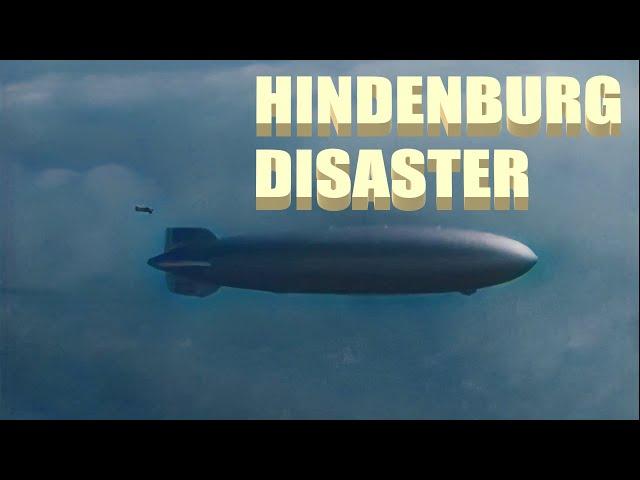 Hindenburg Disaster (4K) colorized