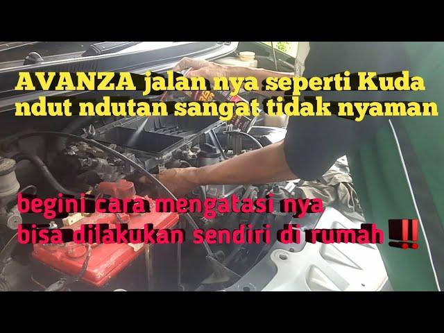 Penyebab mobil ndut ndutan di rpm rendah,mesin goyang || toyota avanza