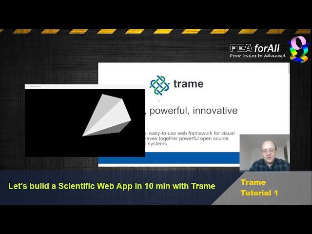 How to build a scientific web app in 10 min with Trame and VTK