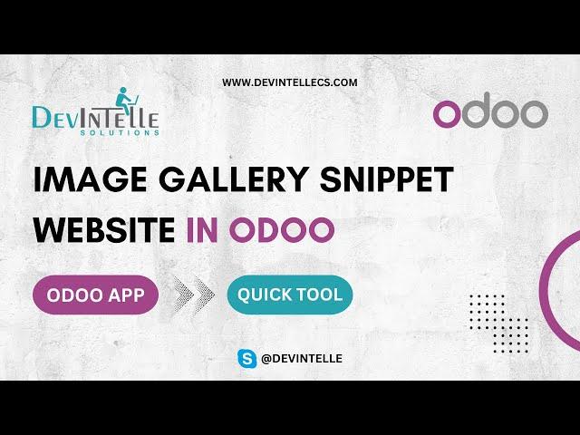 How To Image Gallery snippet website in Odoo | Image Gallery snippet website | #odoo | #odooapps