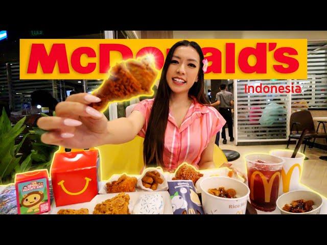 We HAD to Try McDonald's in Indonesia!