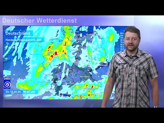 14.08.2024 Unwetterinformation - Deutscher Wetterdienst (DWD)