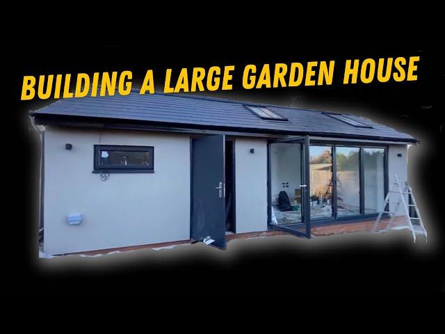 HOW TO BUILD A GARDEN HOUSE WITH PITCHED ROOF