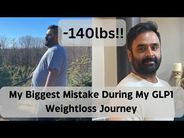 The biggest MISTAKE I made while losing over 140lbs on Mounjaro