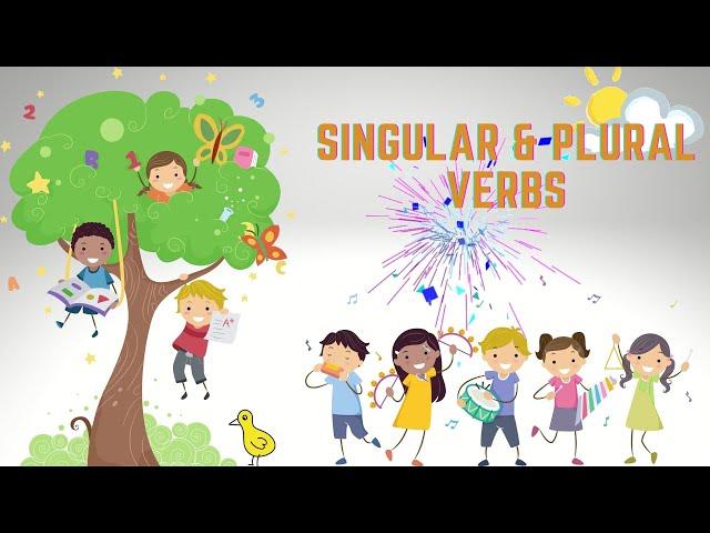 Singular vs Plural Verbs for Grade 1| Subject Verb Agreement| Subject-Verb Concord| English Grammar