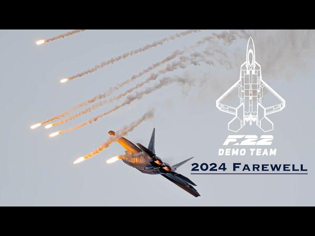 F-22 Raptor Demo - 2024 Farewell