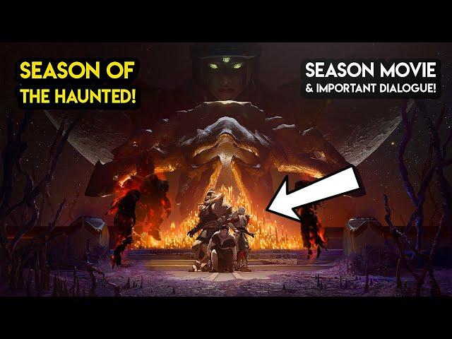 Destiny 2 - SEASON OF THE HAUNTED MOVIE! Important Story and Dialogue Moments