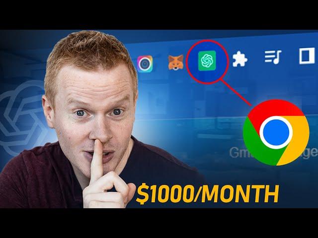 Make $1000/month Building a Chrome Extension With ChatGPT and No Coding!