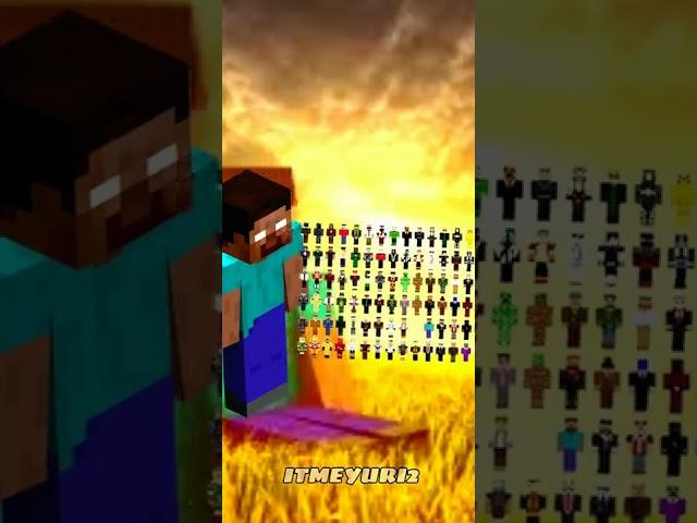 Herobrine vs all mobs