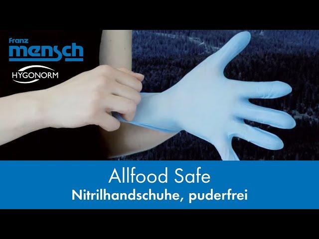 Allfood Safe | Nitrile gloves, powder-free