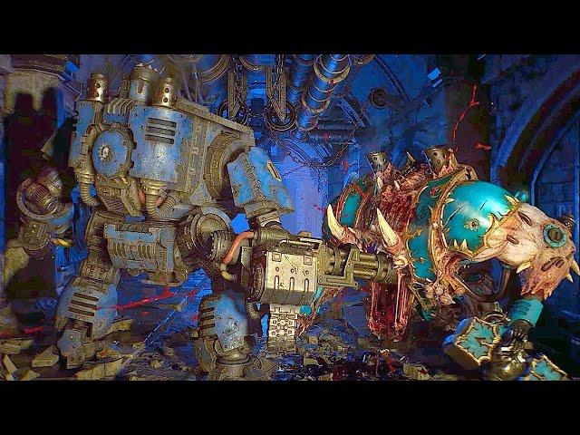 Space Marine 2 Dreadnought Scene - Warhammer 40K