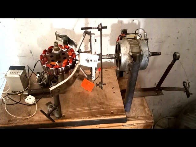 Homemade ceiling fan winding machine Diy