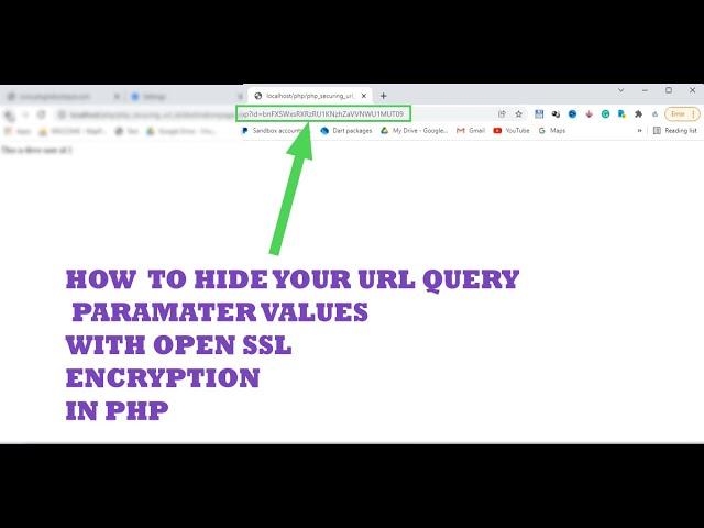 How To Hide Your URL Query Parameter Values With Open SSL Encryption In PHP(Beginners)