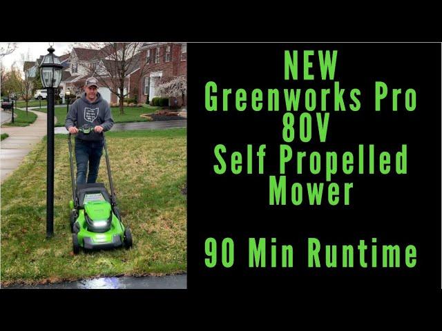 Greenworks Pro 80V Self Propelled Lawn Mower Review