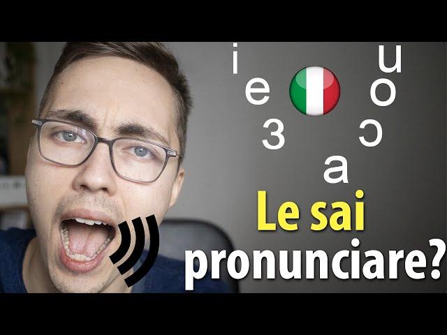 Le VOCALI dell'italiano STANDARD  | PRONUNCIA ITALIANA