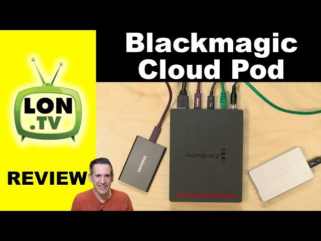 Blackmagic Cloud Pod Review - Turns USB SSD's Into Network Storage w/ 10 gig ethernet