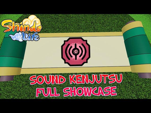 CODE | SOUND KENJUTSU IS FINALLY HERE! | *MAX* FULL SHOWCASE In Shindo Life...Shindo Life Roblox