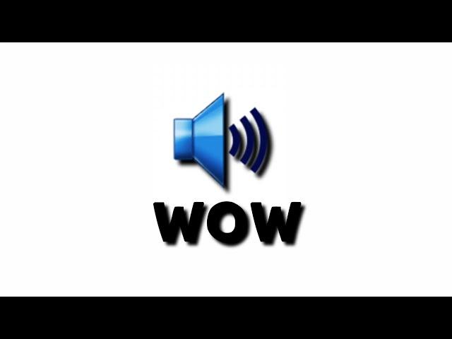 Wow sound effect (no copyright)