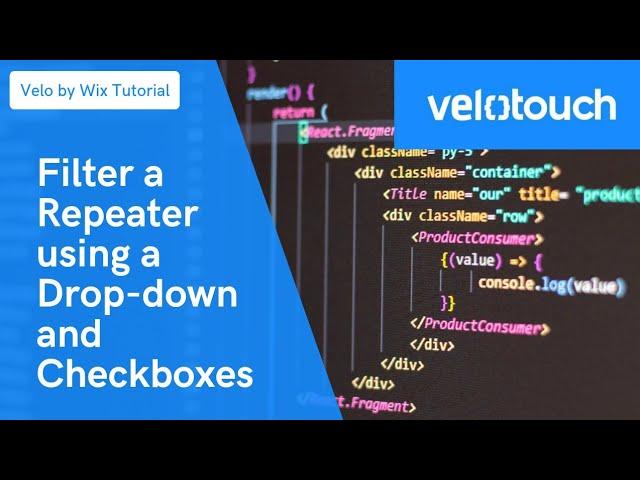 Velo by Wix Tutorial | How to Filter Items on Repeater Using a Dropdown and Boolean Values