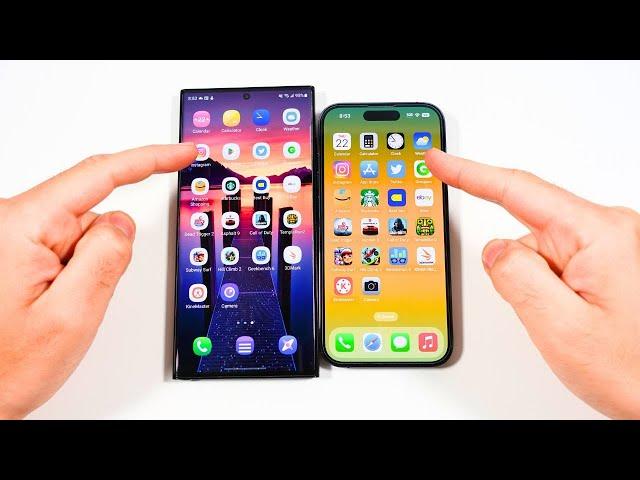 Galaxy S23 Ultra vs iPhone 14 Pro Speed Test