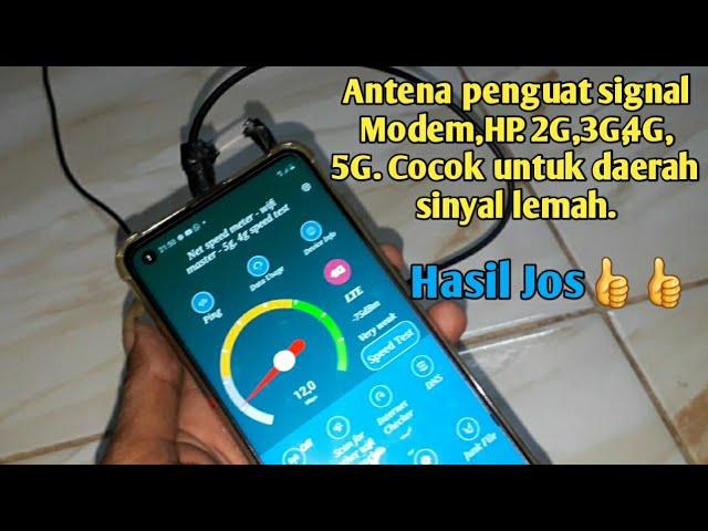 Buat antena Penguat signal Modem,HP. 2G,3G,4G,5G. Karya Roslin Tehnik