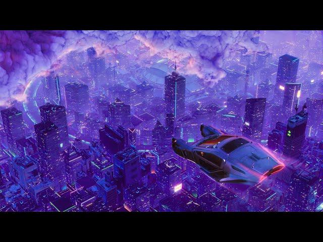 Above The Neon City - 12 Hours - 4K Ultra HD 60fps