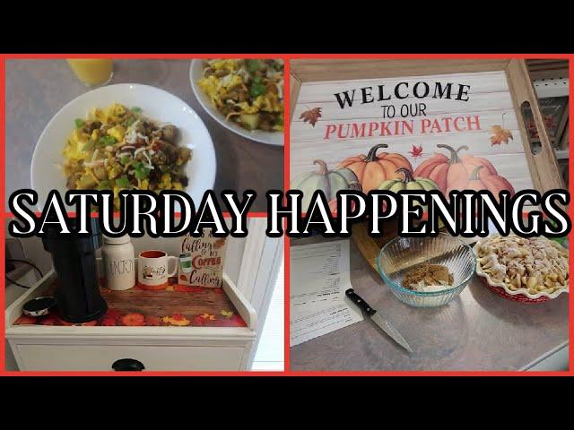 SATURDAY HAPPENINGS - BREAKFAST HASH - DOLLARAMA - COFFEE STATION - DUTCH APPLE PIE