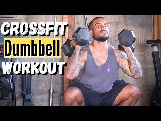 At Home CrossFit® Workout | 15 Minute Dumbbell Workout