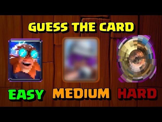 Can you Guess the Clash Royale Card? Pt2 #clashroyale