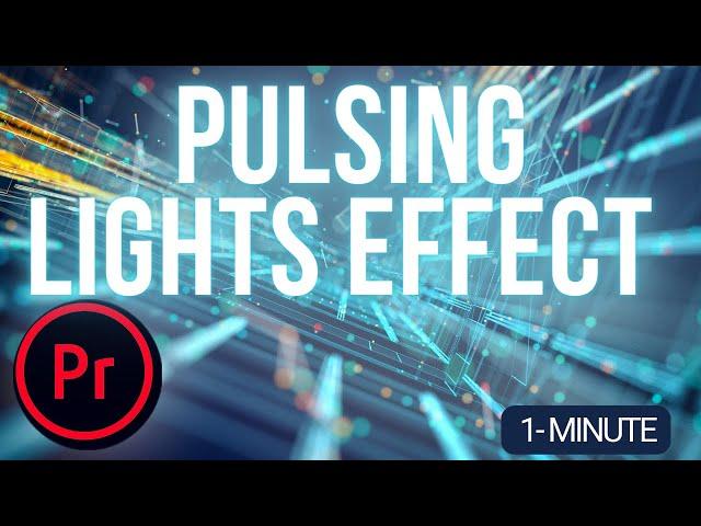 How to do Pulsing Lights Effect | Premiere Pro Tutorial