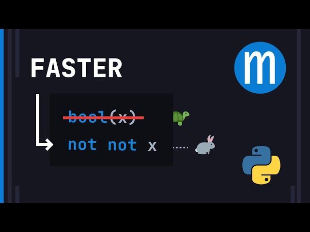 Should you use "not not x" instead of "bool(x)" in Python? (NO!)