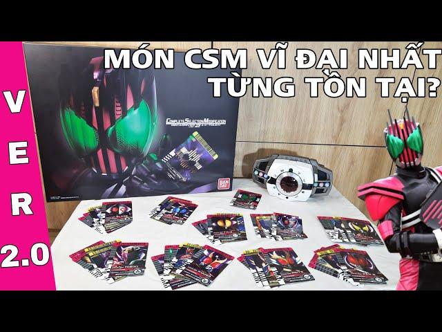 Review CSM Decadriver 2.0 - Out Trình Cả Dòng CSM? Kamen Rider Decade/ CSM Decadriver & K-touch P.1